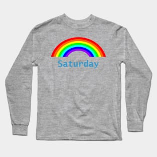 Saturday Rainbow Long Sleeve T-Shirt